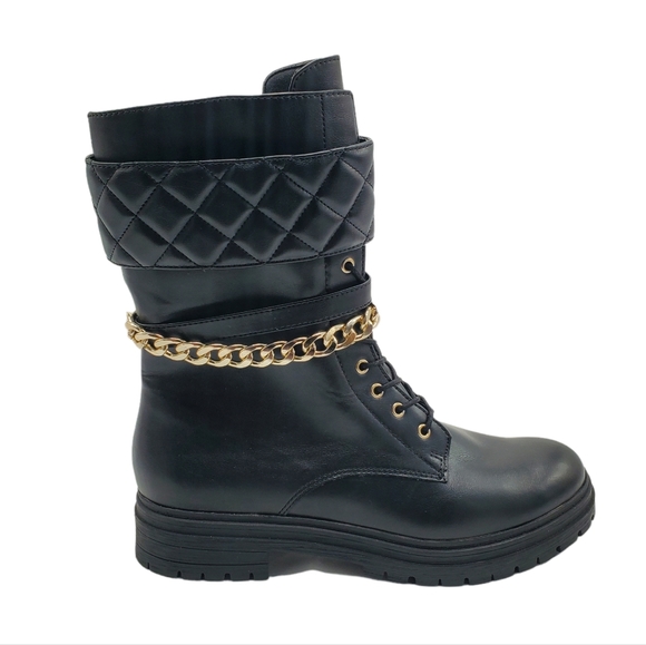 Shoe Dazzle Shoes - Shoe Dazzle "Banks" Black Boots